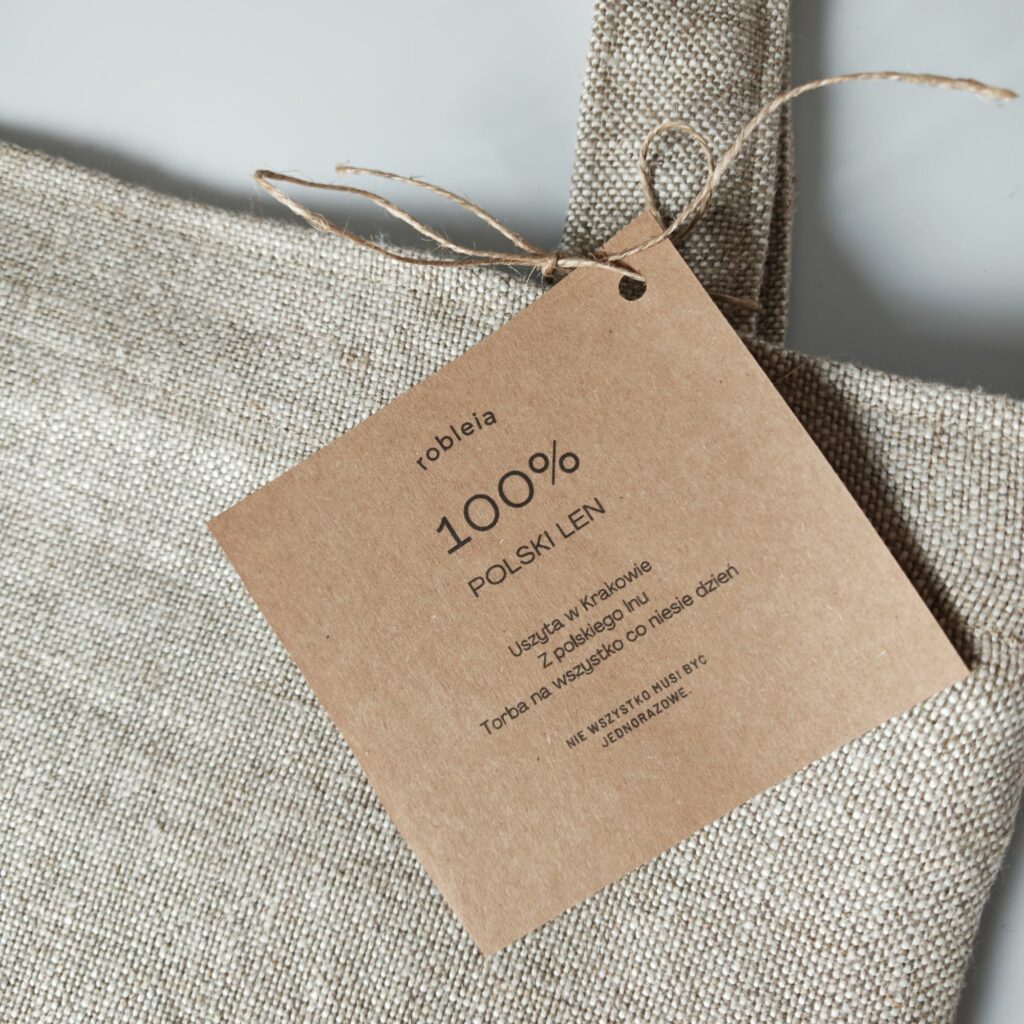 Duża torba lniana zdjęcie główne